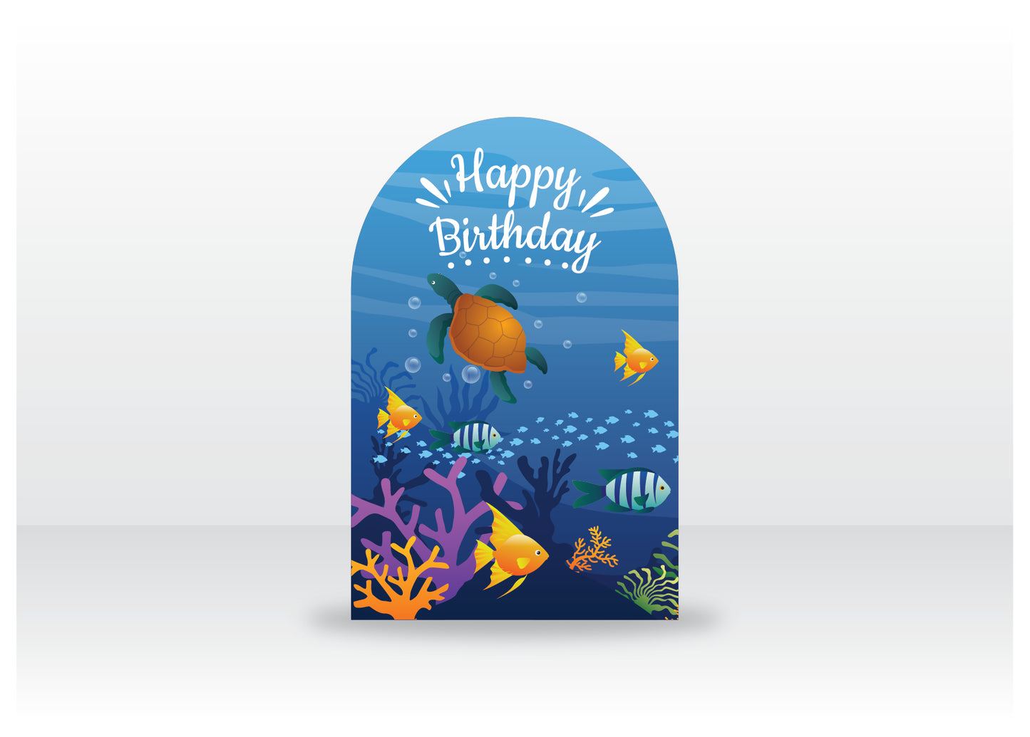 Deep Ocean Birthday Backdrop