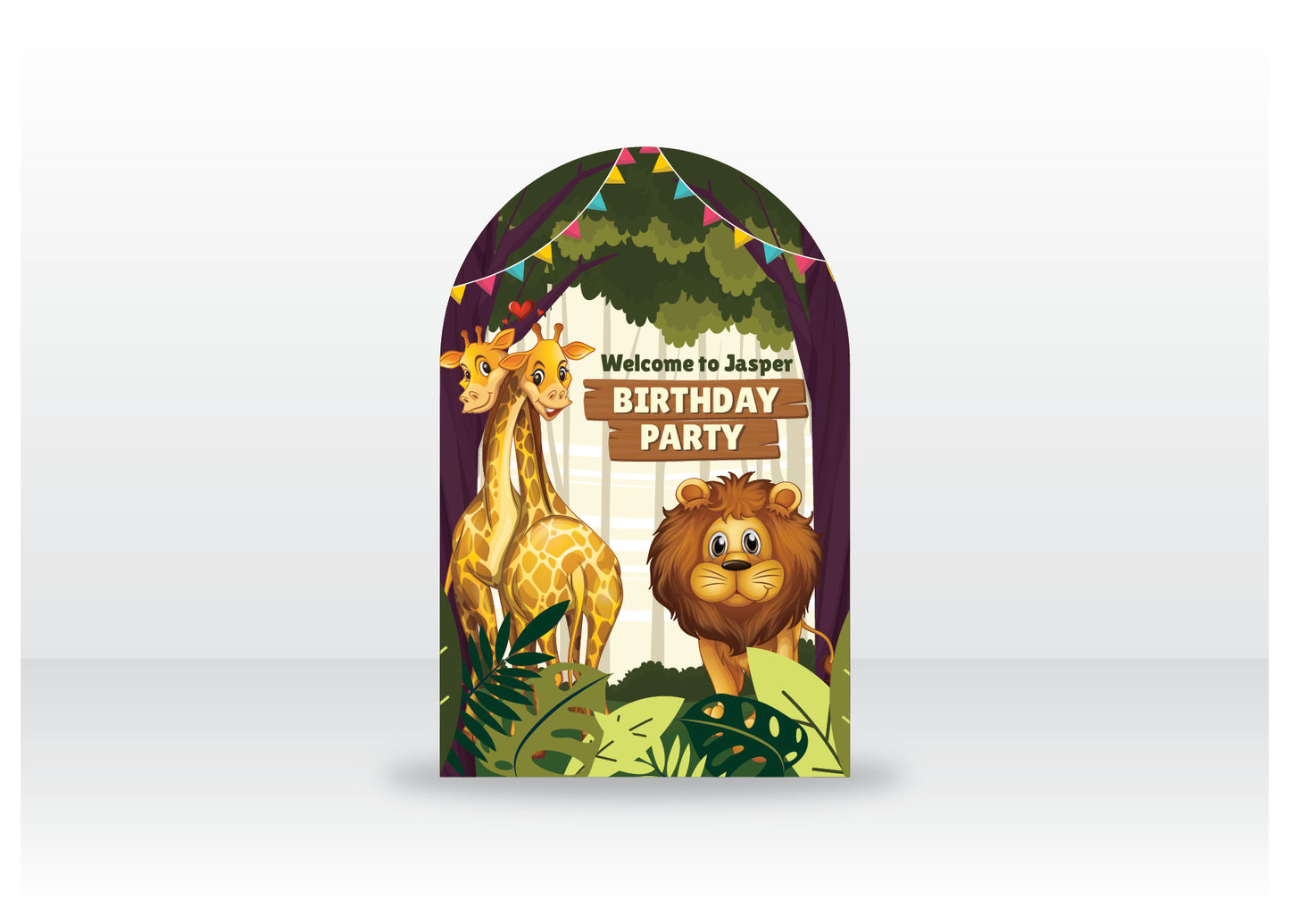 Safari Birthday Backdrop