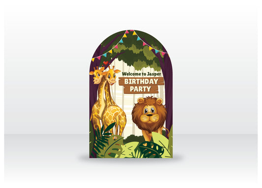 Safari Birthday Backdrop