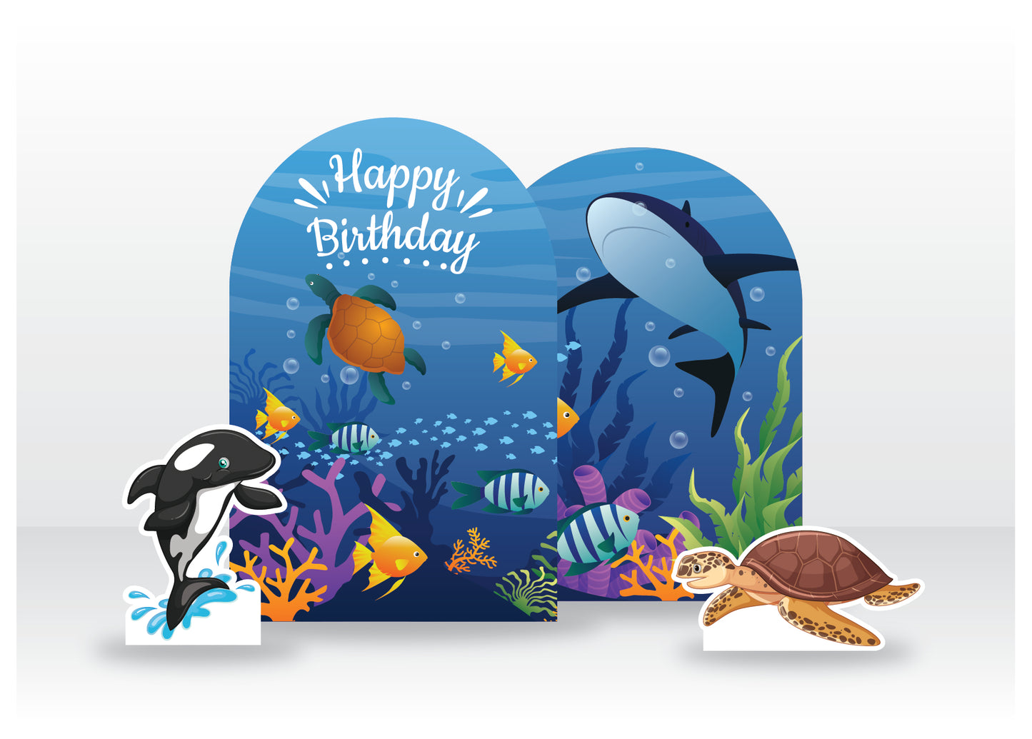 Deep Ocean Birthday Backdrop