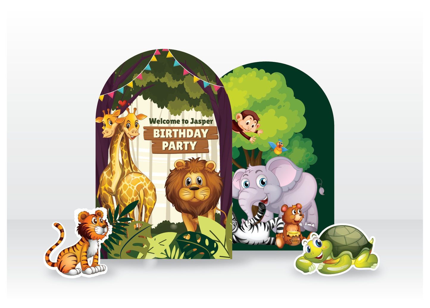 Safari Birthday Backdrop