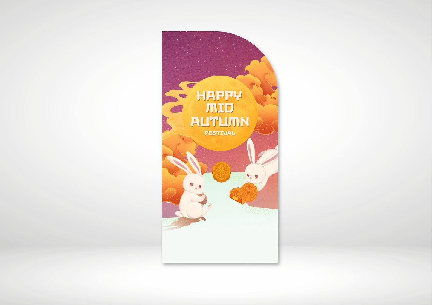 Jade Rabbit Festive Backdrop